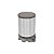 Lixeira Inox Sofie Plástico Preto Pedal 5L 94538801 - Imagem 2