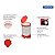 Lixeira Inox Sofie Plástico Vermelho Pedal 5L 94538805 - Imagem 4