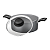 Cacarola Aluminio 24Cm Turim Chumbo Tramontina 20261624 - Imagem 3