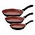 Jogo Frigideira Aluminio 3Pc Caribe Preto Tramontin 20297009 - Imagem 1
