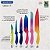 Jogo Facas Inox 6Pc Colorcut Mis Tramontina 23099832 - Imagem 5