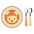 Jogo Infantil 3Pc Baby Friends Mis Tramontina 23797907 - Imagem 1