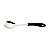 Colher Servir Inox Fluence Preto Tramontina 25264100 - Imagem 1