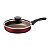Frigideira Reta 24Cm C/ Tampa Paris Vermelho Tramon 28505724 - Imagem 1
