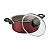 Cacarola Aluminio 24Cm Paris Vermelho Tramontina 28524724 - Imagem 4