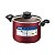 Caldeirao Aluminio 22Cm Paris Vermelho Tramontina 28530722 - Imagem 2
