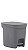 Lixeira Compact Cinza 7L Tramontina 92851321 - Imagem 1