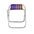 Banqueta Fiji Roxo/Amarela Tramontina 92900303 - Imagem 5