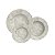 Jogo Pratos 12 Pcs Travertino Porcelana Tramontina 96589001 - Imagem 1