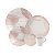 Aparelho Jantar Cha 20 Pcs Rose Tramontina 96589008 - Imagem 1