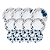 Jogo Pratos 12 Pcs Ana Flor Ho Porcelana Tramontina 96589013 - Imagem 4