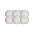 Kit Prato Fundo 22Cm 6Pcs Rose Porcelana Tramontina 96950033 - Imagem 2