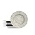 Kit Prato Sobremesa 21Cm 6Pcs Travertino Tramontina 96950035 - Imagem 1