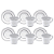 Kit Xicara Cha 185 Ml Gabrielle Tramontina 96950071 - Imagem 2