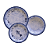 Jogo Pratos 12 Pcs Peixes Porcelana Tramontina 96989000 - Imagem 5