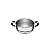 Cozi-Vapore Aco Inox Duo Silicone 16cm Tramontina 62490160 - Imagem 1