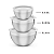 Jogo Potes Inox 3 Pecas Cucina Tramontina 64220710 - Imagem 2