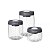 Jg.Pote Vidro Tp.Vacuo 3Pcs.Purezza Tramontina 64220750 - Imagem 1