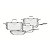 Jogo Panelas Aco Inox 4Pcs Grano Tramontina 65140000 - Imagem 1