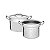 Jogo Cozi-Pasta Aco Inox 2Pcs Profess Tramontina 65620410 - Imagem 1