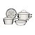 Jogo Panelas Aco Inox 4Pcs Allegra Tramontina 65660270 - Imagem 1