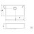 Cuba Inox Quadrum 70X40X20,5 -Rgold Tdc Tramontina 94000403 - Imagem 4