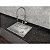 Cuba Inox Quadrum 50X40X20,5 Ed.Esp Tdc Tramontina 94007109 - Imagem 2