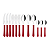 Faqueiro Inox 12Pc Leme Vermelho Tramontina 23198715 - Imagem 4