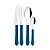 Faqueiro Inox 12Pc Leme Azul Tramontina 23198915 - Imagem 5