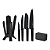 Jogo Facas Inox 6Pc Nygma Preto Tramontina 23699082 - Imagem 5