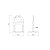 Base Nivela Piso Fit Eco 4,0Mm 100Un Tramontina 77341004 - Imagem 3