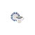 Conj Xicara Pires Cha Algarve Porcelana Tramontina 96580031 - Imagem 1