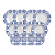 Jogo De Pratos 12 Pcs Algarve Porcelana Tramontina 96589020 - Imagem 2