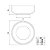 Tigela Empilhavel 20Cm Paola Porcelana Tramontina 96600165 - Imagem 4