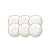 Kit Prato Sobremesa 21Cm 6Pcs Rustico Marrom Tramon 96950045 - Imagem 2