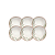 Kit Prato Sobremesa 21Cm 6Pcs Natur Tramontina 96950102 - Imagem 2