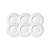 Kit Prato Sobremesa 21Cm 6Pcs Quartzo Tramontina 96950138 - Imagem 3