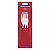 Garfos Mesa Inox 6Pc Leme Vermelho Tramontina 23182670 - Imagem 1