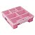 Maleta Organizadora Plastica 7.1/2 Rosa Tramontina 43804501 - Imagem 1