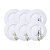 Kit Prato Raso 28Cm 6Pcs Lilla Porcelana Tramontina 96950256 - Imagem 5