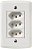 Conjunto 3 Tomada 20A Lux2 Branco Eletro Tramontina 57145079 - Imagem 2