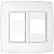 Placa Espelho 4X4 Modulo Trii Branco Tramontina 57103024 - Imagem 1