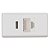 Modulo Tomada Rj45 Cat 6 Branco Izyflat Tramontina 57116056 - Imagem 1