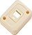 Modulo Tomada Suporte 1 Posto Rj45 Palha Tramont 57400114 - Imagem 1