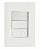 Conjunto Interruptor Paralelo 10A Giz Tramontina 57230041 - Imagem 1