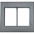 Placa Espelho 4X4 Cinza Grafite Izyflat Tramontina 57104035 - Imagem 1
