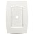 Placa Espelho 4X2 Furo 9,5Mm Trii Branca Tramont 57103006 - Imagem 1
