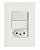 Conjunto Interruptor Paralelo Tomada 20A Giz Tram 57230048 - Imagem 2