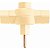 Plugue T Benjamin Te Tomada 2P 10A Bege Tramontin 57400074 - Imagem 1