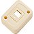 Modulo Tomada Com Suporte 1 Posto Rj 45 Tramonti 57400014 - Imagem 1